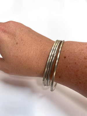 Silver Evident bangle - sample sale