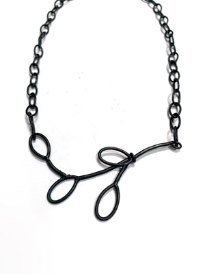 Leaf necklace - sample sale