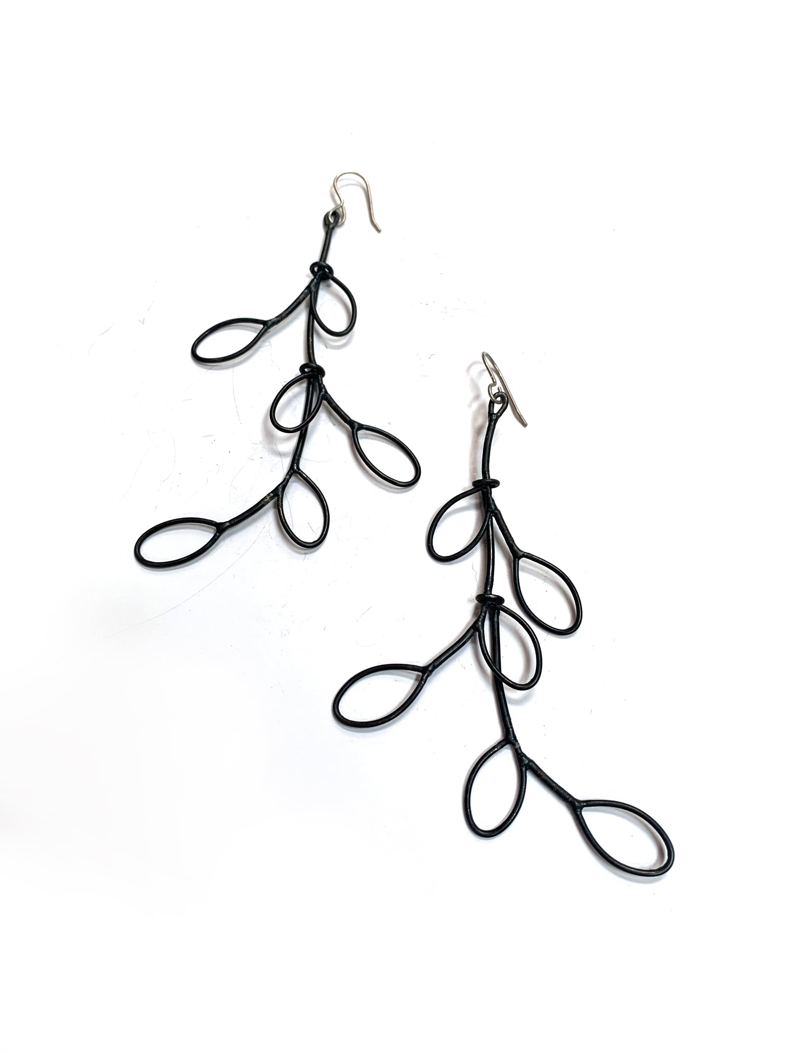 Cascading leaf earrings - sample sale
