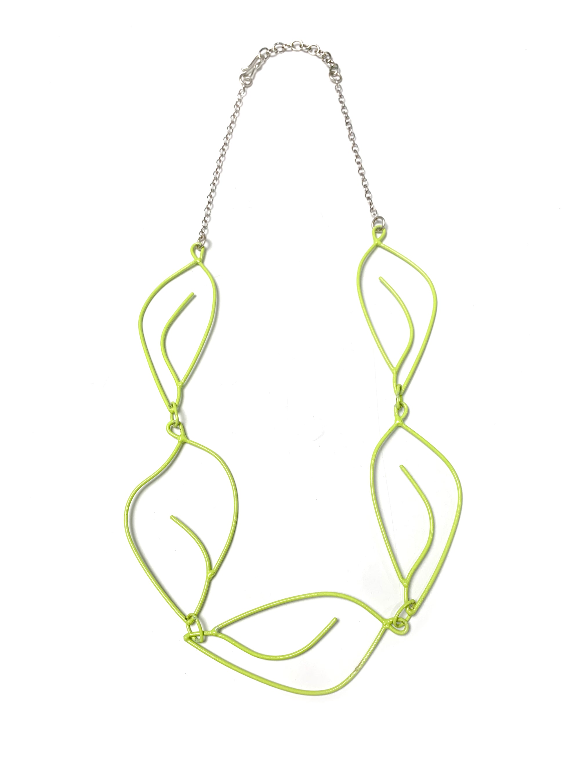 Danse Necklace in Neon Chartreuse - sample sale