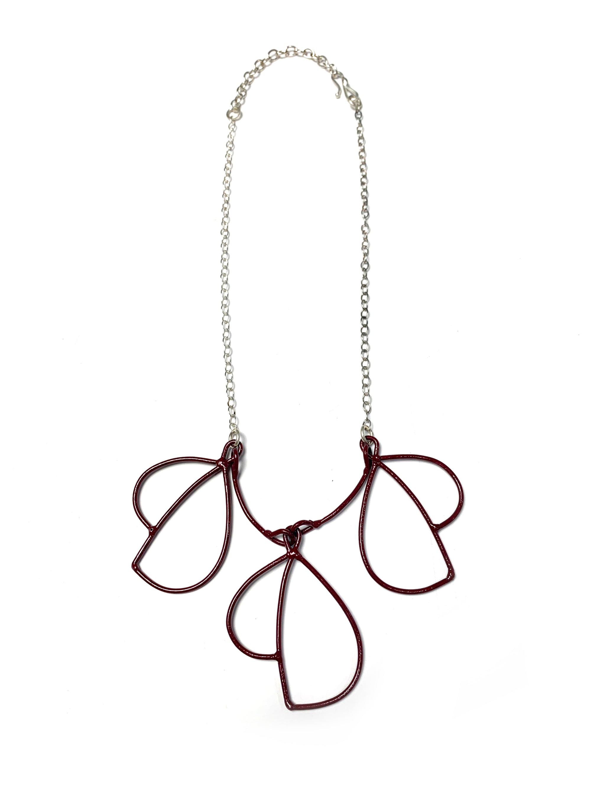 Trivolo Necklace in Lush Burgundy