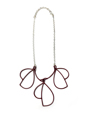 Trivolo Necklace in Lush Burgundy