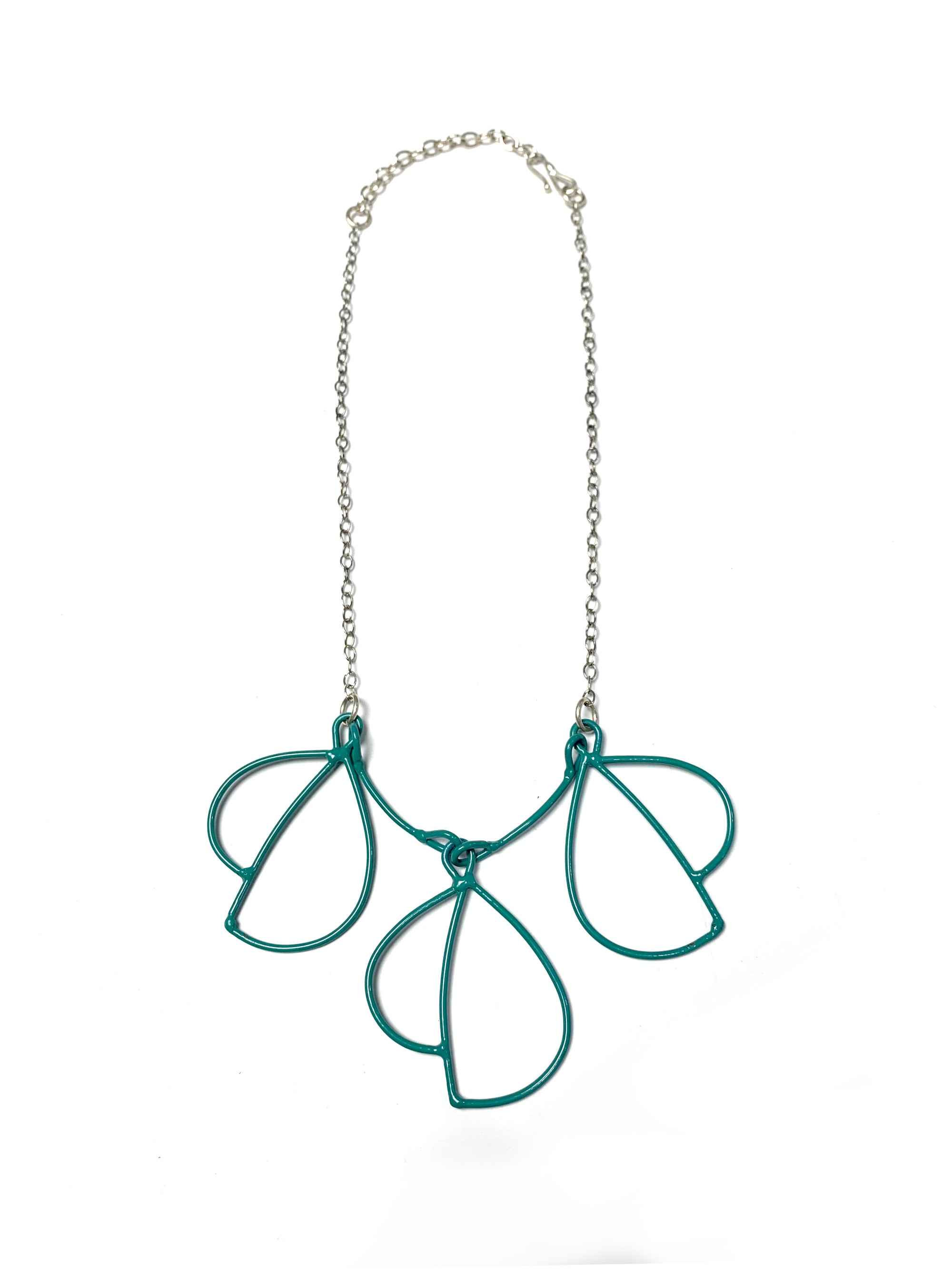 Trivolo Necklace in Dark Mint