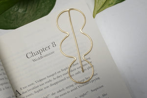 Asti Modern Brass Bookmark