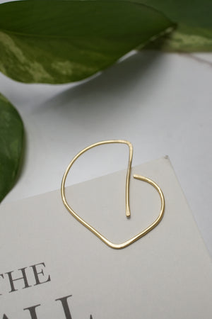 Courbe Botanical Brass Bookmark