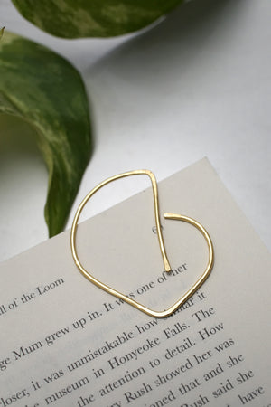 Courbe Botanical Brass Bookmark