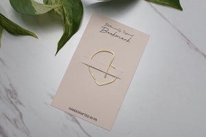 Courbe Botanical Brass Bookmark