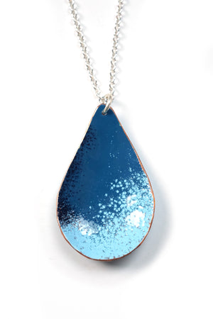 Chroma Pendant in Azure Blue and Light Blue