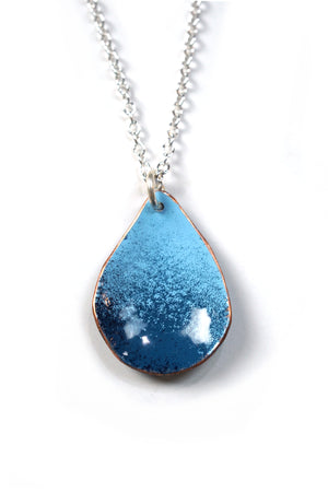 Chroma Pendant in Light Blue and Azure Blue