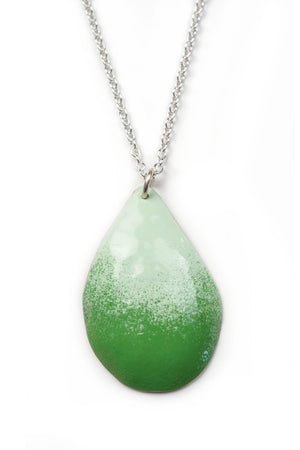 Chroma Pendant in Soft Mint and Fresh Green