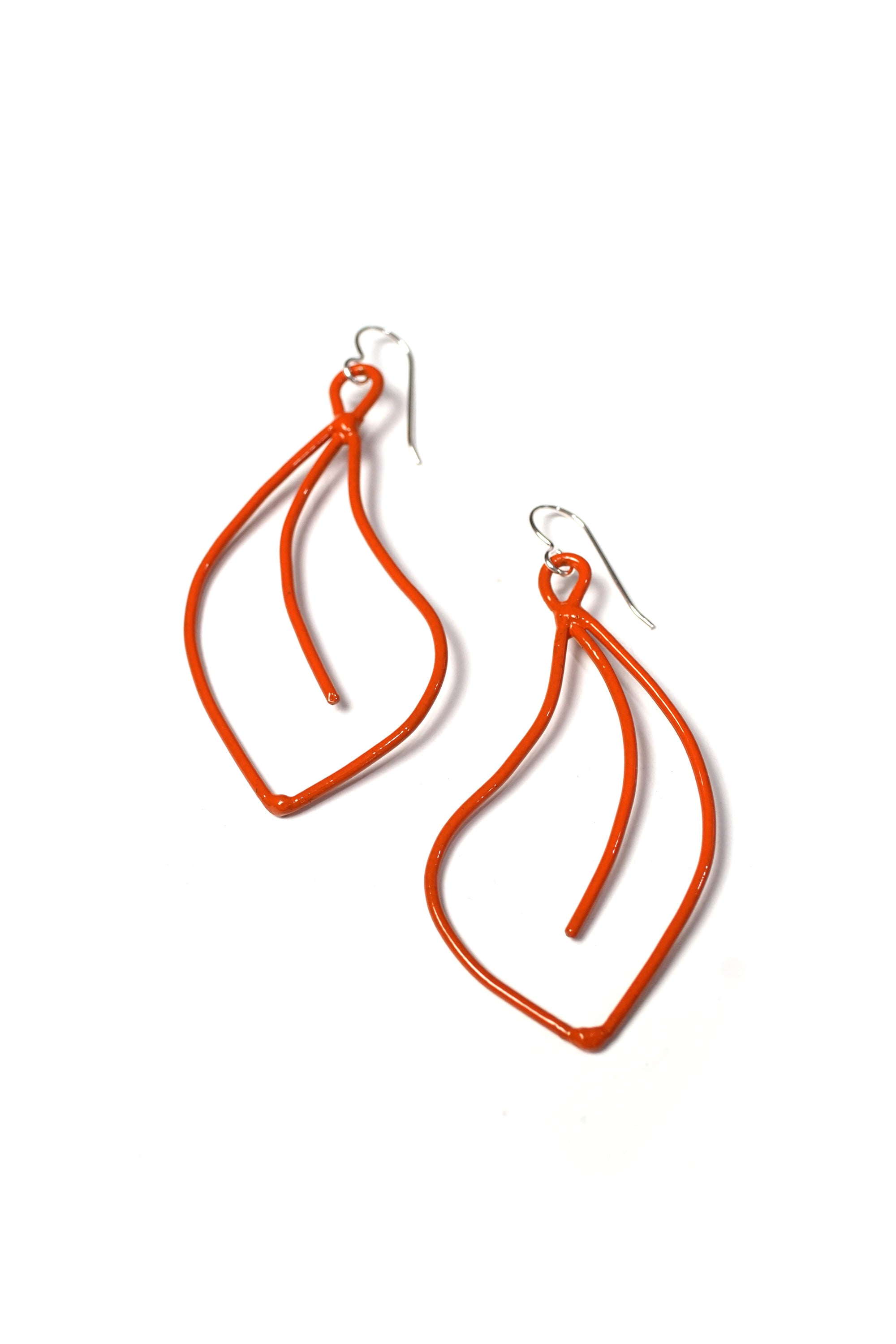 Flourish Earrings in Burnt Orange