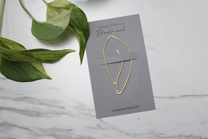 Galbe Cheeky Botanical Brass Bookmark