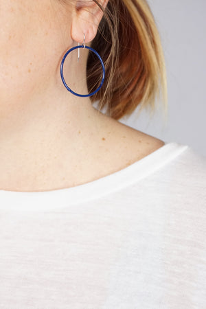 Medium Evident Earrings in Blue Sapphire - sample sale