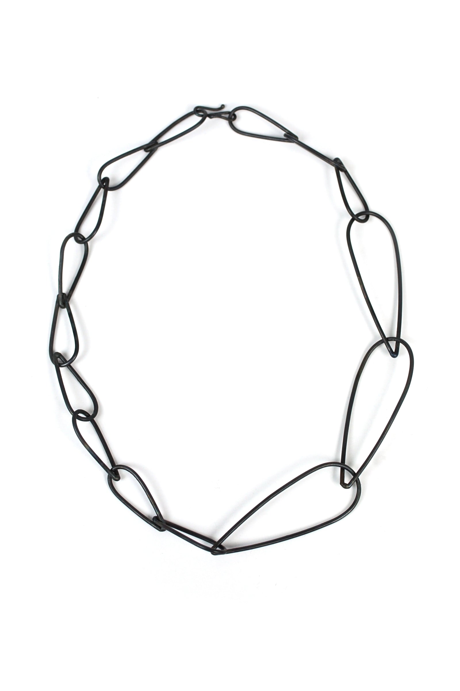 Midi Modular Necklace No. 3 in steel - sample sale