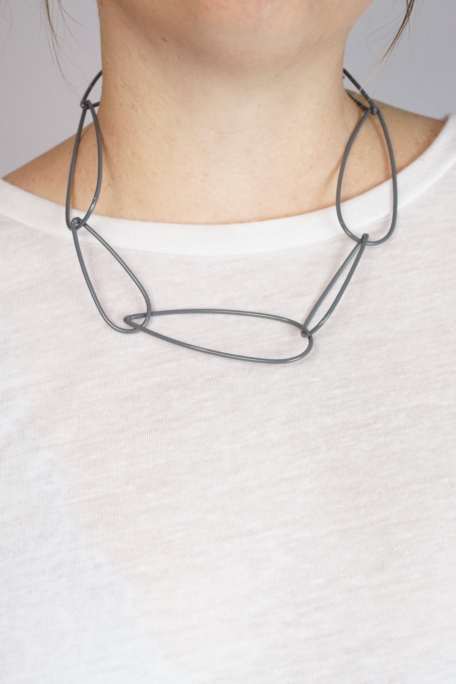 Modular Necklace No. 6 in Storm Grey - sample sale