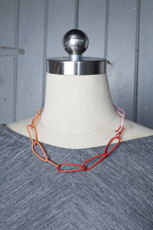 Modular Necklace in Pink and Red