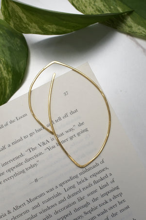 Peche Cheeky Botanical Brass Bookmark