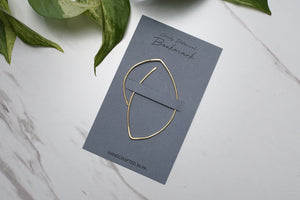 Peche Cheeky Botanical Brass Bookmark