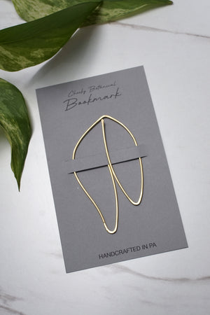 Petale Cheeky Botanical Brass Bookmark