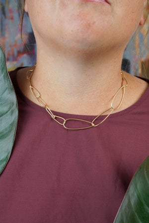 Petite Modular Necklace No. 3 in bronze - sample sale