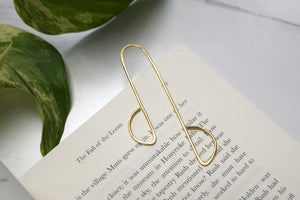 Piquer Cheeky Botanical Brass Bookmark
