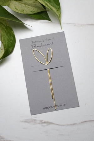 Sprout Botanical Brass Bookmark