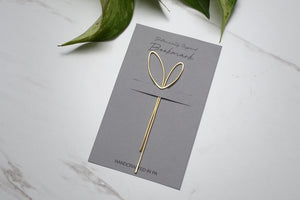 Sprout Botanical Brass Bookmark