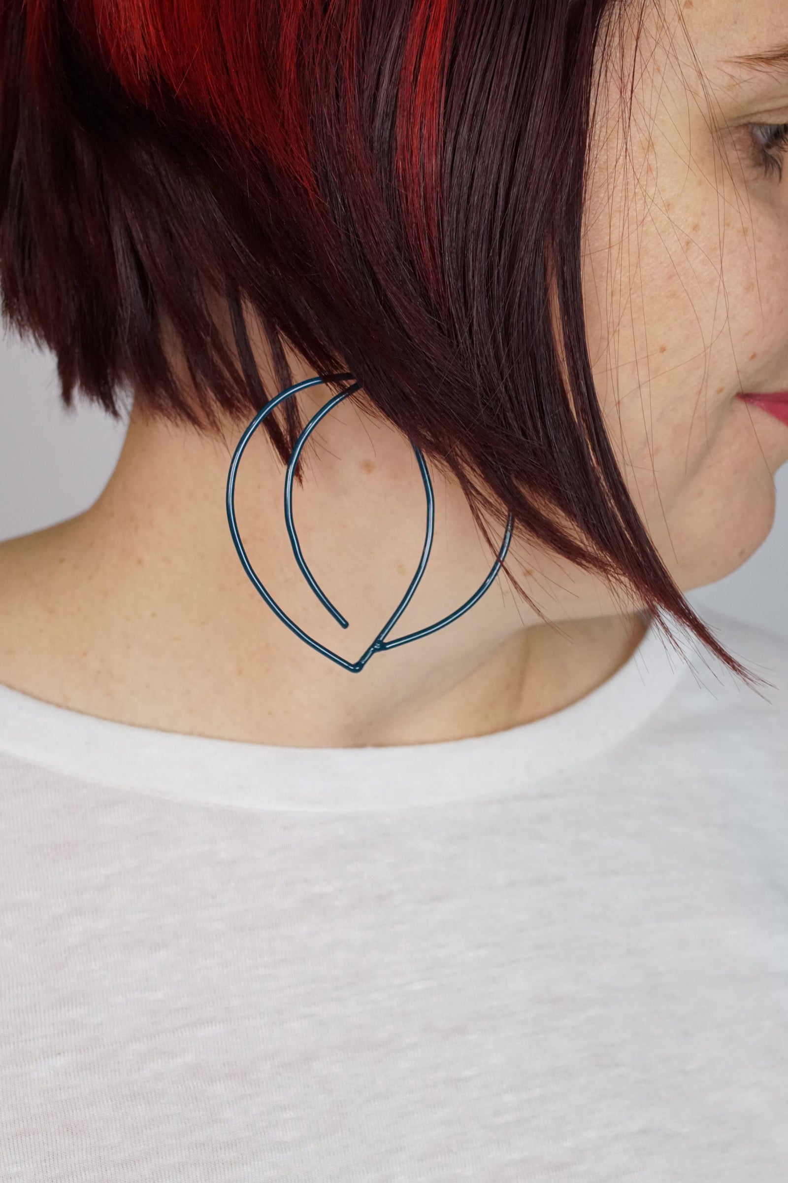 Tete Statement Earrings in Color