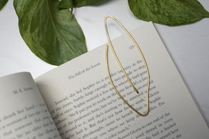 Verdant Botanical Brass Bookmark