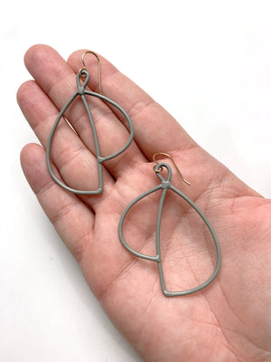 Volo Earrings in Stone Grey - sample sale