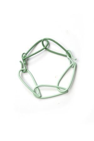 Modular Bracelet in Soft Mint and Pale Green - medium