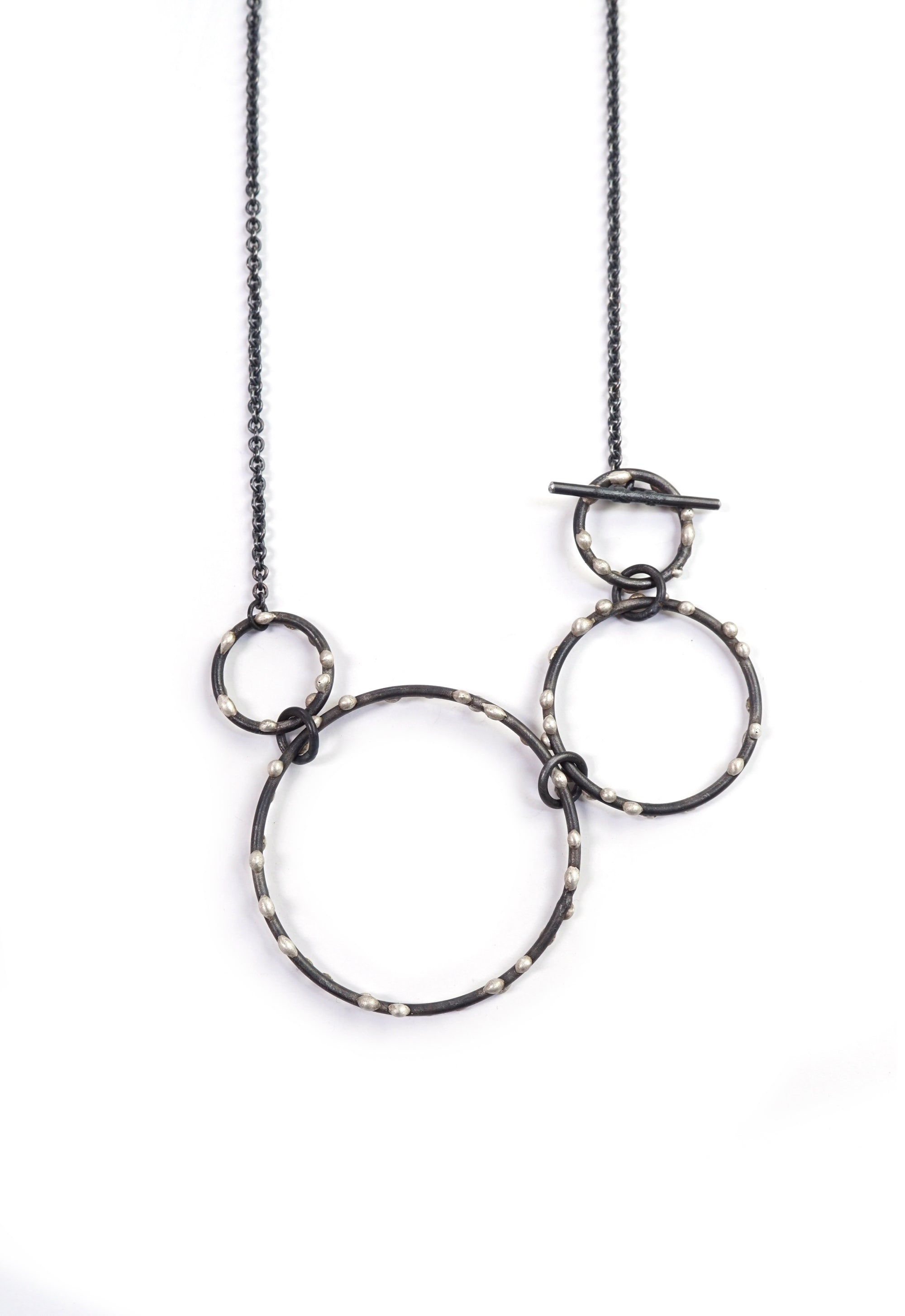 DeFeo Necklace - Silver on Steel - sample sale