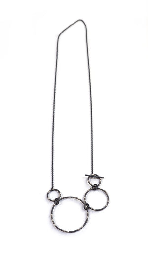 DeFeo Necklace - Silver on Steel - sample sale