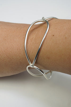 quadrant monument bracelet in silver