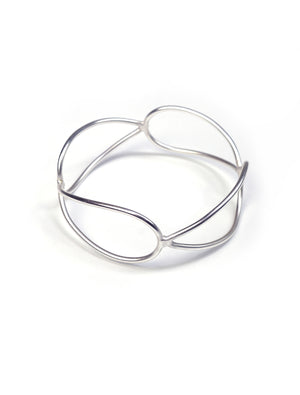 quadrant monument bracelet in silver