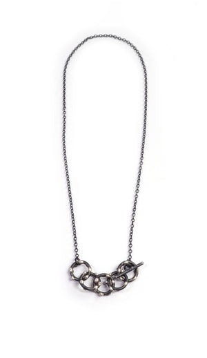 Vita Necklace - Silver on Steel