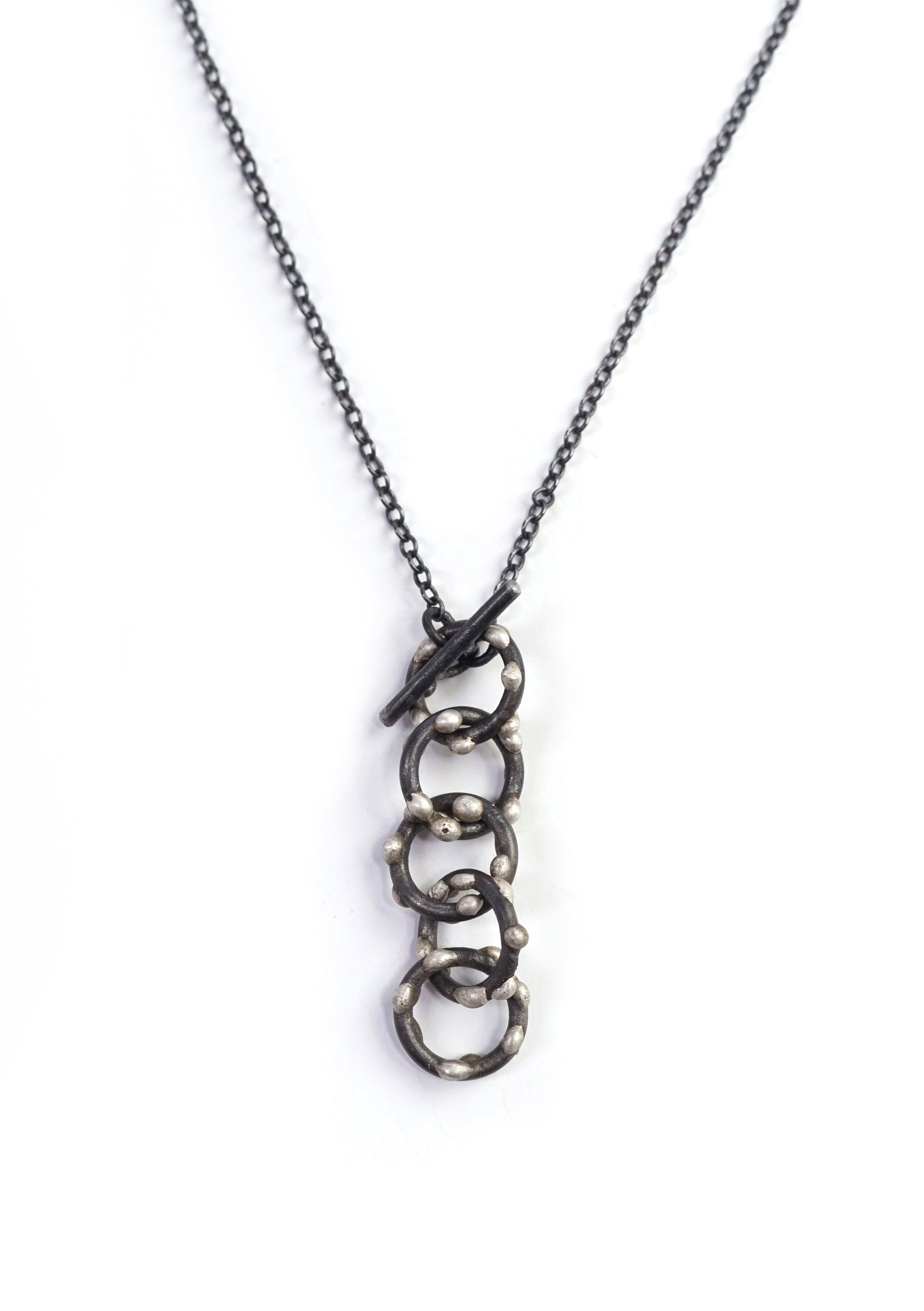 Vita Necklace - Silver on Steel