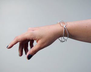 monument bracelet in silver