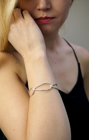 monument bracelet in silver