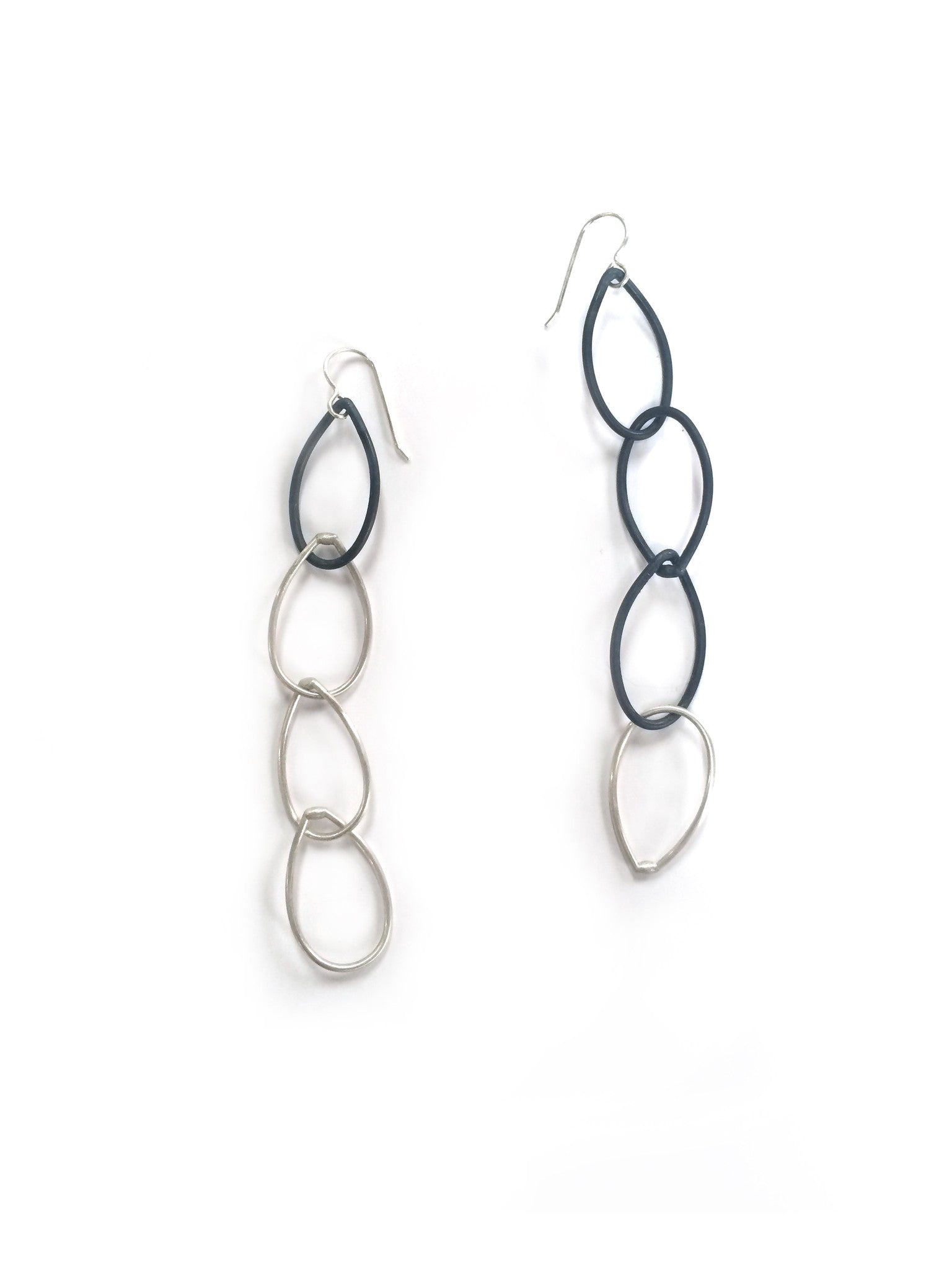 asymmetrical Audrey earrings