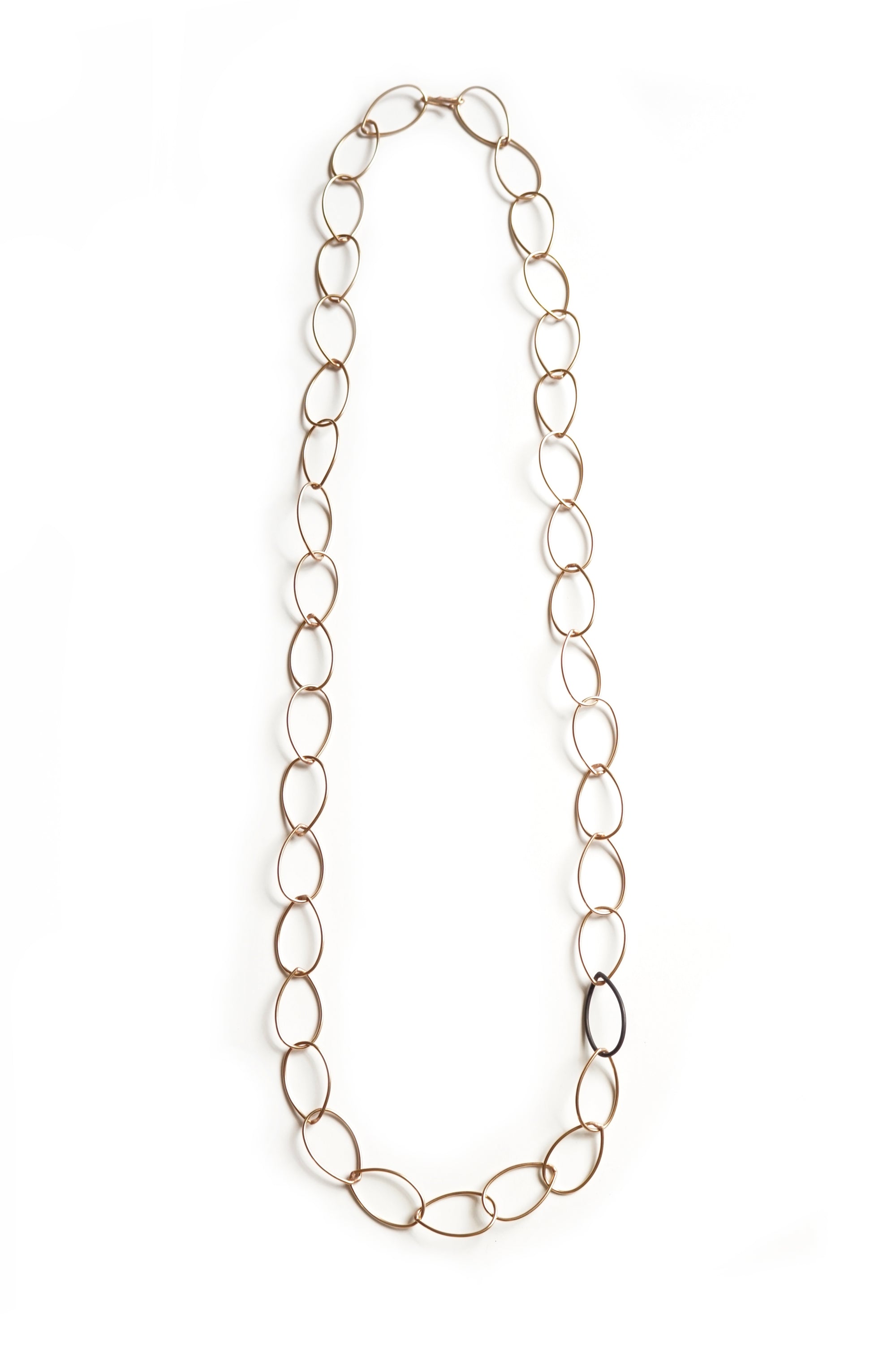 Alice necklace - bronze with steel accent