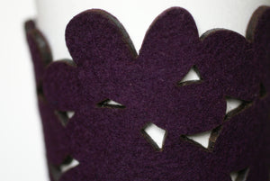 cozy/cuff SNAP - aubergine