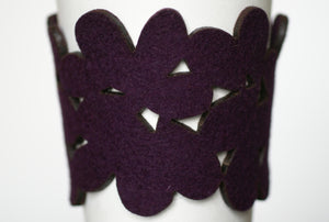 cozy/cuff SNAP - aubergine