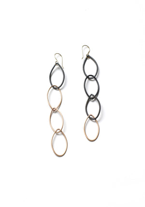 asymmetrical Audrey earrings