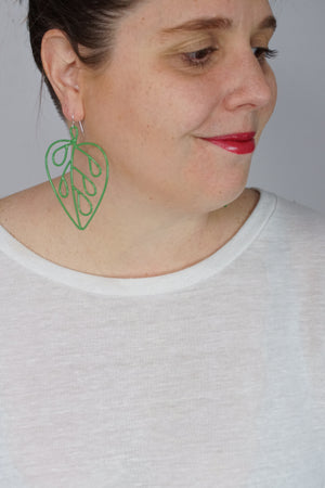 Ada Earrings in Fresh Green