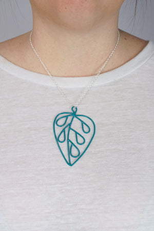 Ada Pendant in Bold Teal