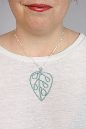 Ada Pendant in Faded Teal