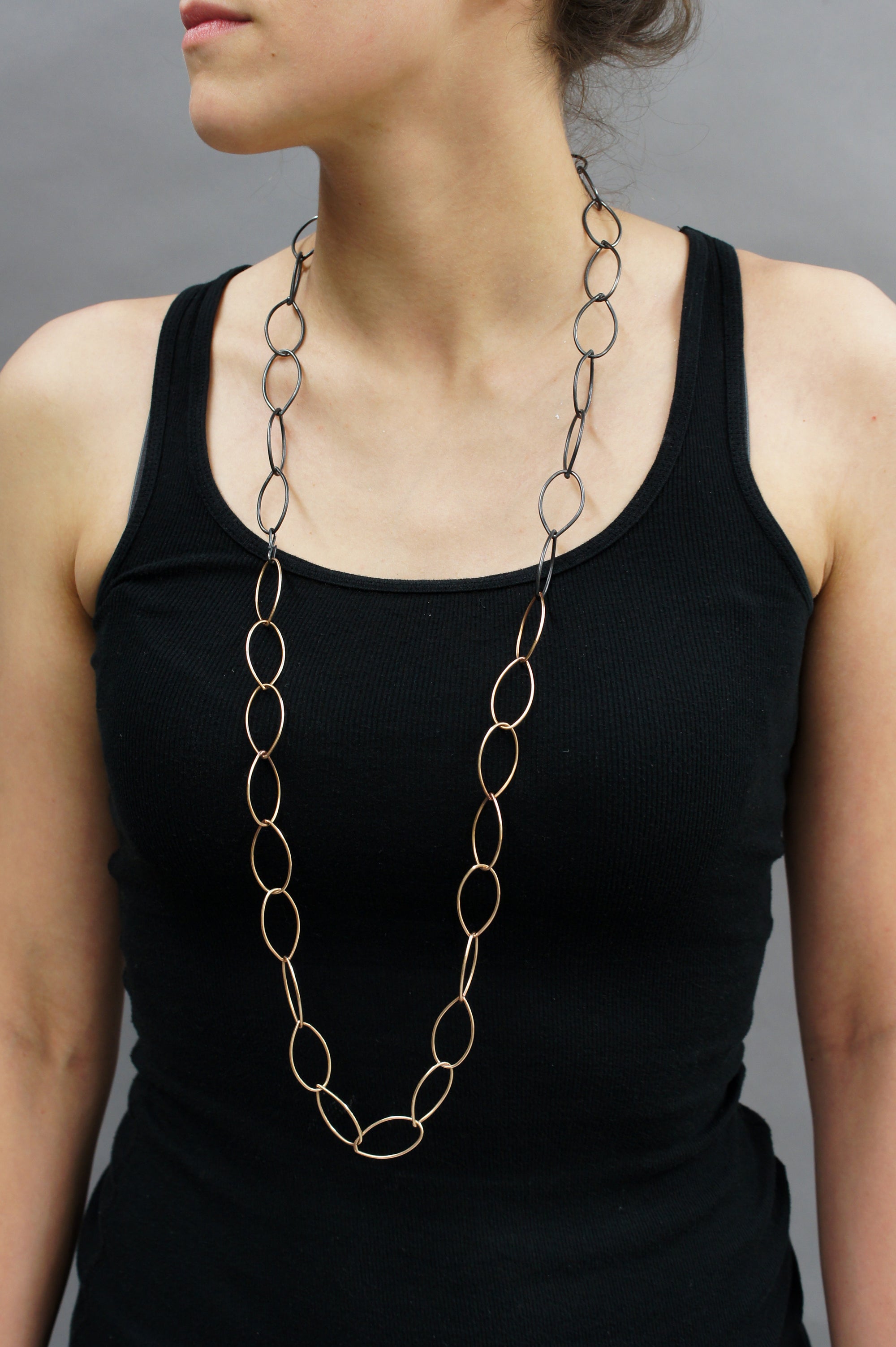 two-tone Alice necklace - Shift Collection