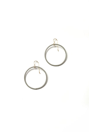 Medium Evident Earrings in Stone Grey