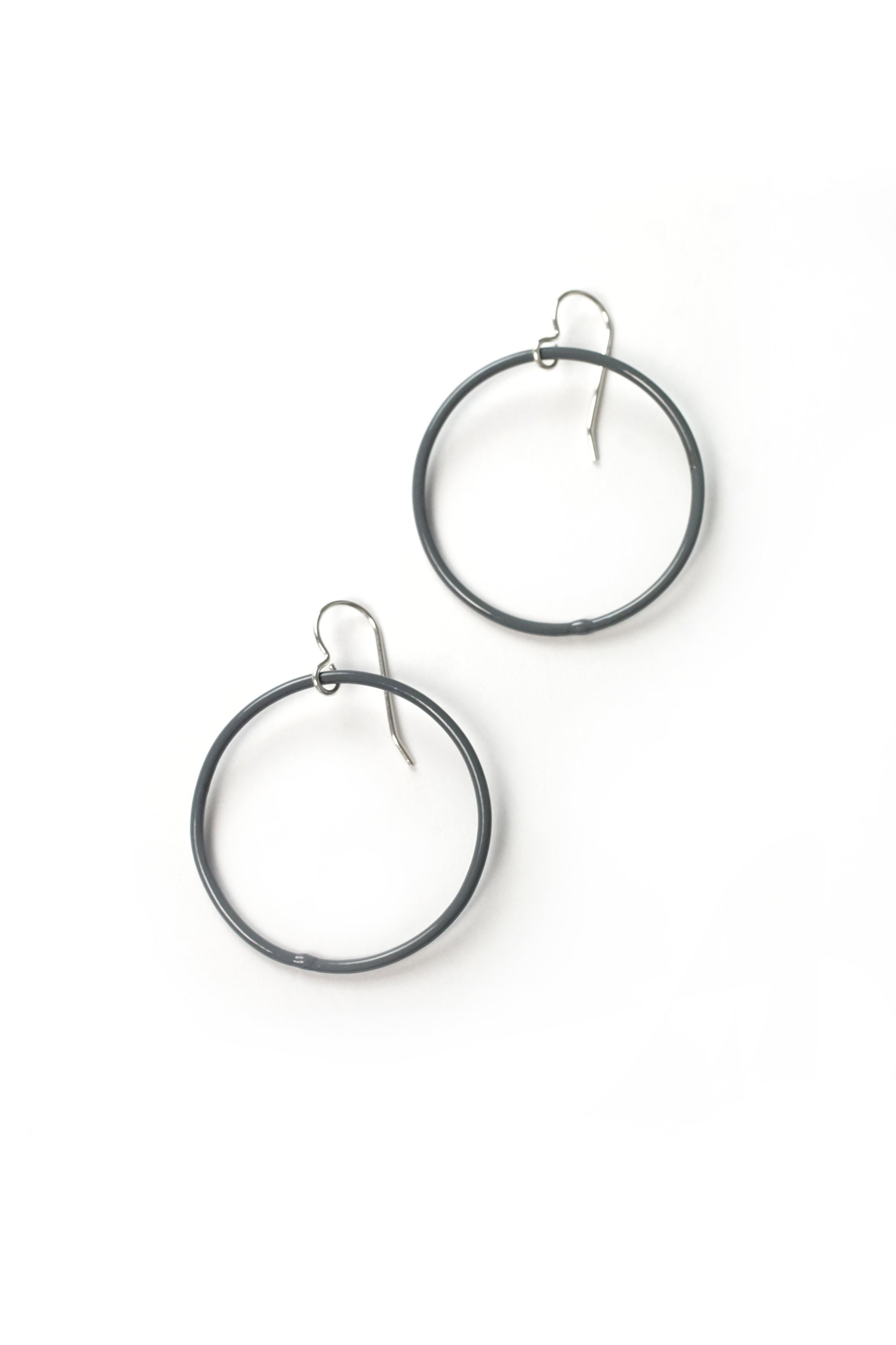 Medium Evident Earrings in Storm Grey